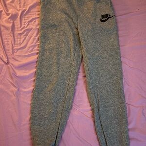 Nike Kids Heather Gray Joggers